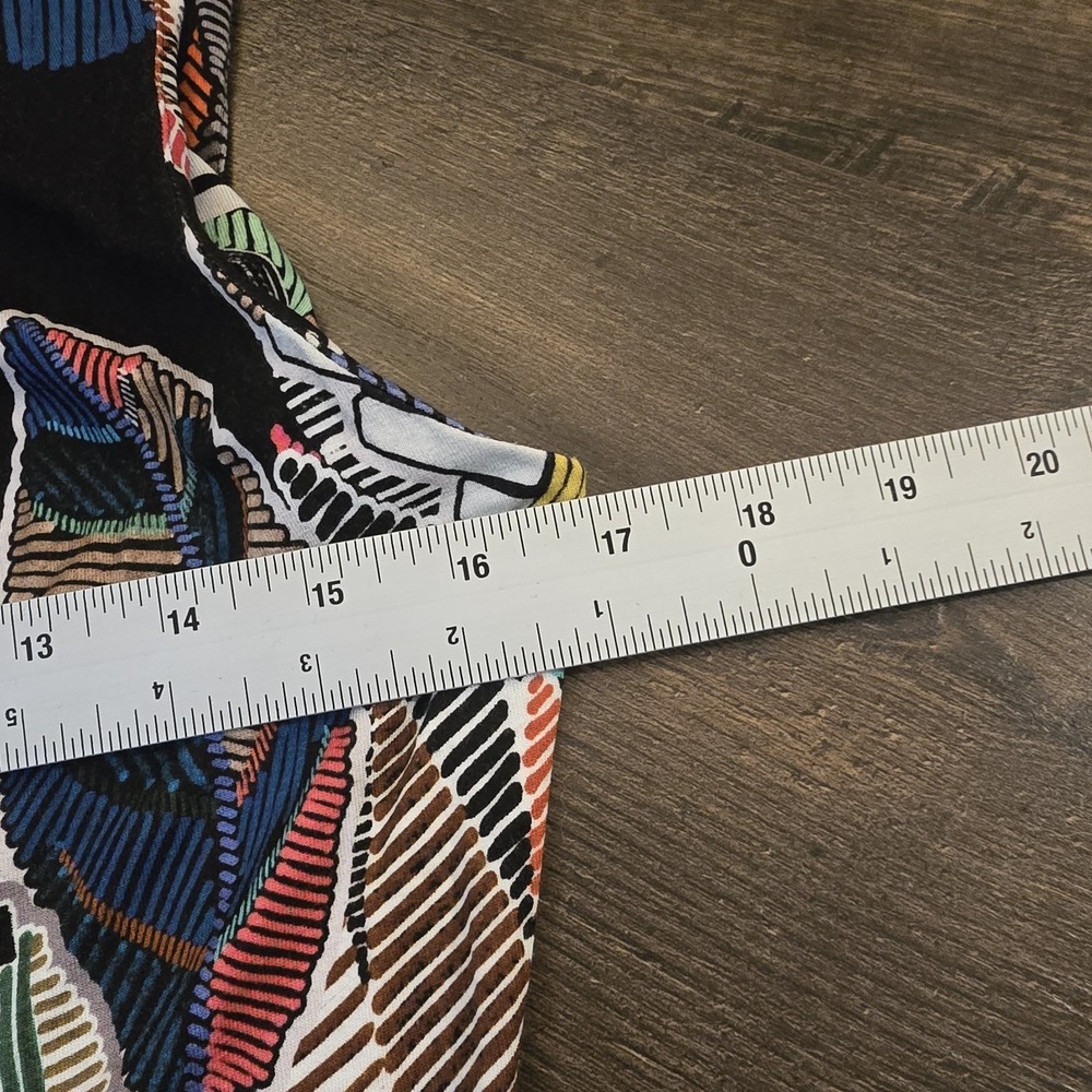 Hilton Hollis Dress M Maxi Sleeveless Colorful Resort Vacation Summer Office - Picture 10 of 10